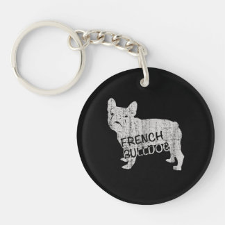 hondencadeau | Hevige Franse buldog Sleutelhanger