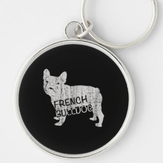 hondencadeau | Hevige Franse buldog Sleutelhanger