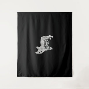 hondencadeau Hevige Franse buldog Wandkleed