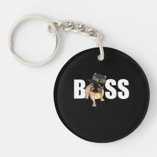 hondencadeau Thug Life Franse buldog Sleutelhanger