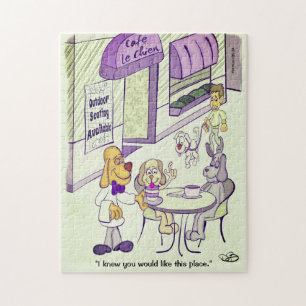 Hondencafe Grappige Legpuzzel