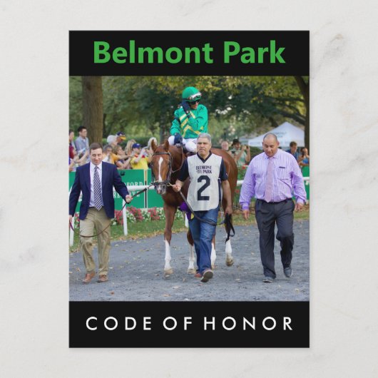 Hondencode van de missie Noble Briefkaart (Voorkant)