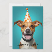 Hondendag Wenskaart - Funny Custom Pet Lover Kaart (Voorkant)