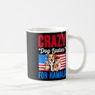 Hondendames voor Kamala Harris USA President Dog O Koffiemok