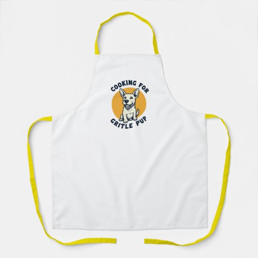 Hondendiner klaar schort (Voorkant)