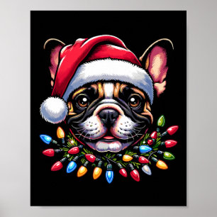 Hondeneigenaar Kerstmannen Vrouwen Favoriete Frans Poster