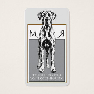 Hondenfokker QR-code Kennel groen Visitekaartje