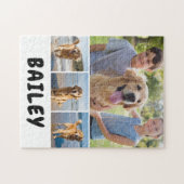 Hondenfotocollage gepersonaliseerd legpuzzel (Horizontaal)