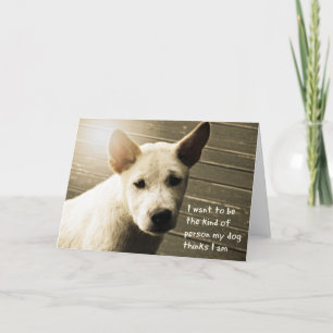 Hondenfotokaart - Bali Puppy Kaart