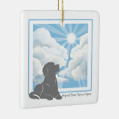 Hondengedenk Ceramic Ornament - Labrador  (Rechts)