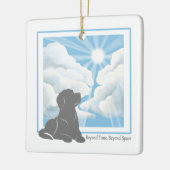 Hondengedenk Ceramic Ornament - Labrador  (Links)
