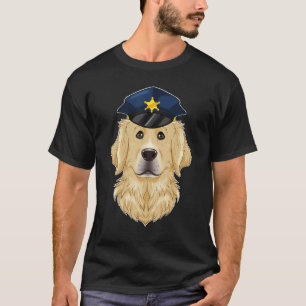 Hondengeleider I Politiehond I Politie Golden Retr T-shirt
