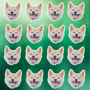 Hondengezicht Sticker, Hondenliefhebber geschenken Sticker