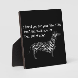 Hondenherdenkingbord - Gepersonaliseerd Honden Dac Fotoplaat