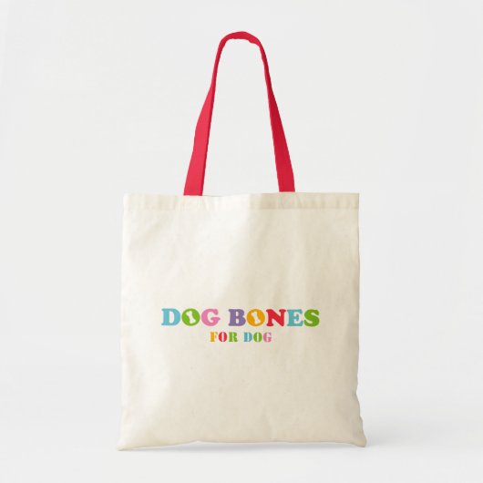 Hondenhonden Botten voor Hond Tote Bag (Voorkant)