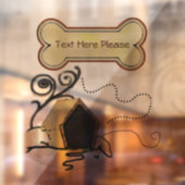 Hondenhuis Raamsticker (Vel 2)