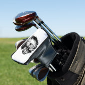 Hondenkopschets golfheadcover (Insitu)