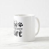 hondenleven koffiemok (Voorkant rechts)