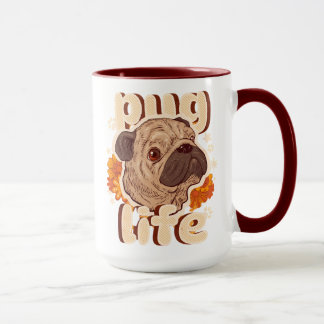 Hondenleven voor pug liefhebbers mok