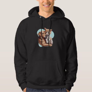Hondenliefde Kat voor altijd - Nationale Vriendsch Hoodie