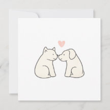 Hondenliefde Platkaart