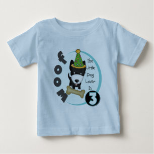 Hondenliefhebber 3e Verjaardag T-shirts en geschen