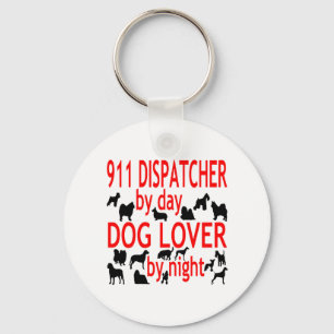 Hondenliefhebber 911 Verzender Sleutelhanger