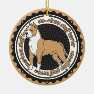 Hondenliefhebber American Staffordshire Terrier Keramisch Ornament