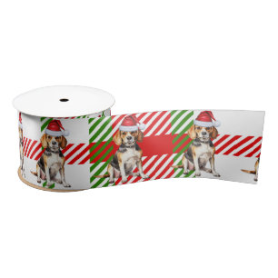 Hondenliefhebber Beagle Red Green Plaid Christmas Lint