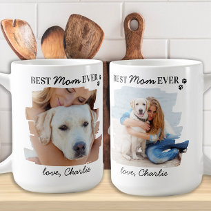 hondenliefhebber Beste mama ooit Persoonlijke foto Koffiemok