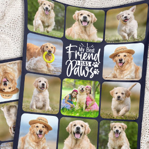 Hondenliefhebber Beste Vriend Custom 11 Pet Foto C Fleece Deken