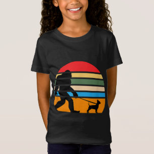 Hondenliefhebber Bigfoot Retro Design Chihuahua T-shirt