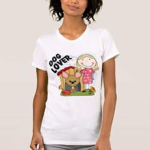 hondenliefhebber Blond Girl T-shirts en cadeautjes