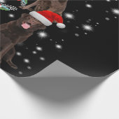 hondenliefhebber | Chocolade Labrador-kerstboom Cadeaupapier (Hoek)