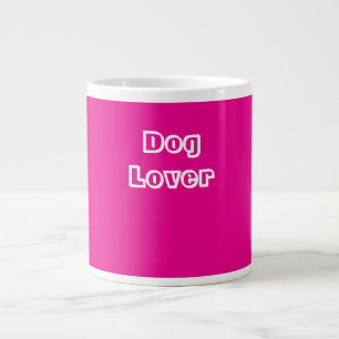 Hondenliefhebber Dierenarts Eigenaar Hot Pink Gift Extra Grote Beker