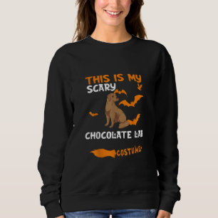Hondenliefhebber Dit is mijn enge chocolade lab Trui