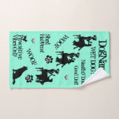Hondenliefhebber! Dog's Towels! Voeg Naam of Namen Bad Handdoek (Handdoek)