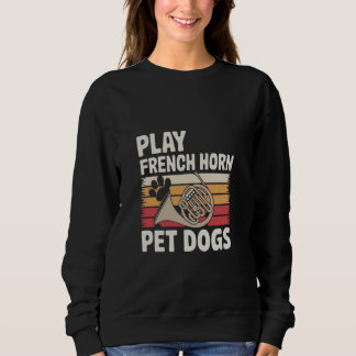 Hondenliefhebber en Franse Horn Player - Pet Dogs Trui