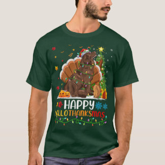 Hondenliefhebber Funny Happy Newfoundland Dog Hell T-shirt