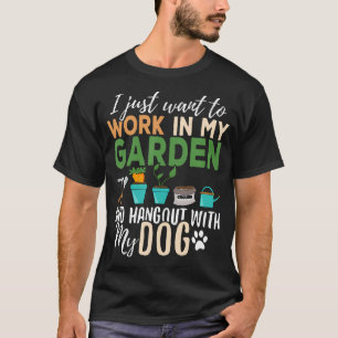 Hondenliefhebber Gardener Garden Pet Gift Plant T-shirt