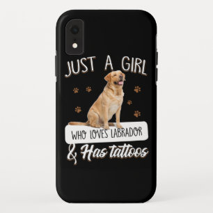 Hondenliefhebber Gewoon een meisje dat van de Ta iPhone XR Hoesje