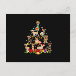 Hondenliefhebber Gifts Chihuahua Tree Light Briefkaart