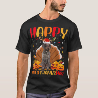 Hondenliefhebber Happy German Wirehaered Pointer D T-shirt