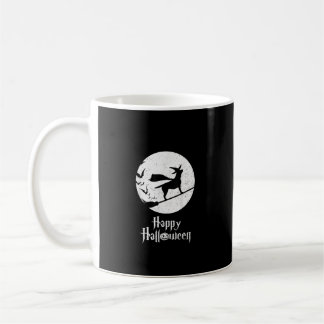 Hondenliefhebber | Happy Halloween Lab Heks Riding Koffiemok