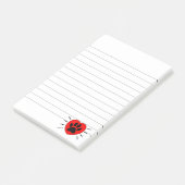 Hondenliefhebber, hart- en voetafdrukken post-it® notes (Schuin)