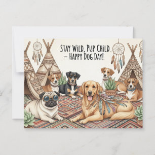 Hondenliefhebber Internationale Dag van de Hond Briefkaart