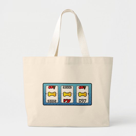 Hondenliefhebber - Jackpot Winner Grote Tote Bag (Voorkant)