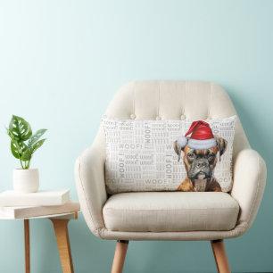 Hondenliefhebber kerstavond kussen