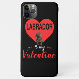 Hondenliefhebber   Labour is mijn Valentijn iPhone 11 Pro Max Hoesje