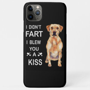 Hondenliefhebber Labrador ik heb je geen kus laten iPhone 11 Pro Max Hoesje